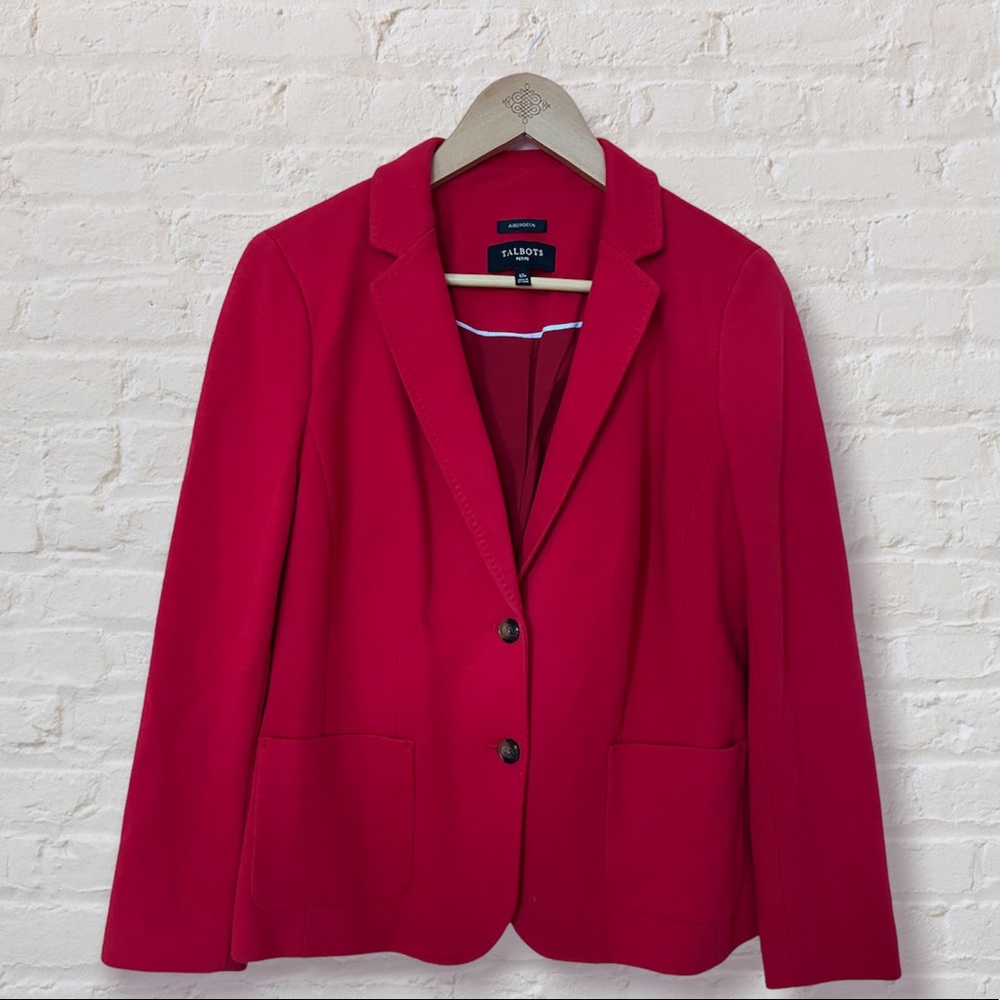 Red Talbots Blazer 12P